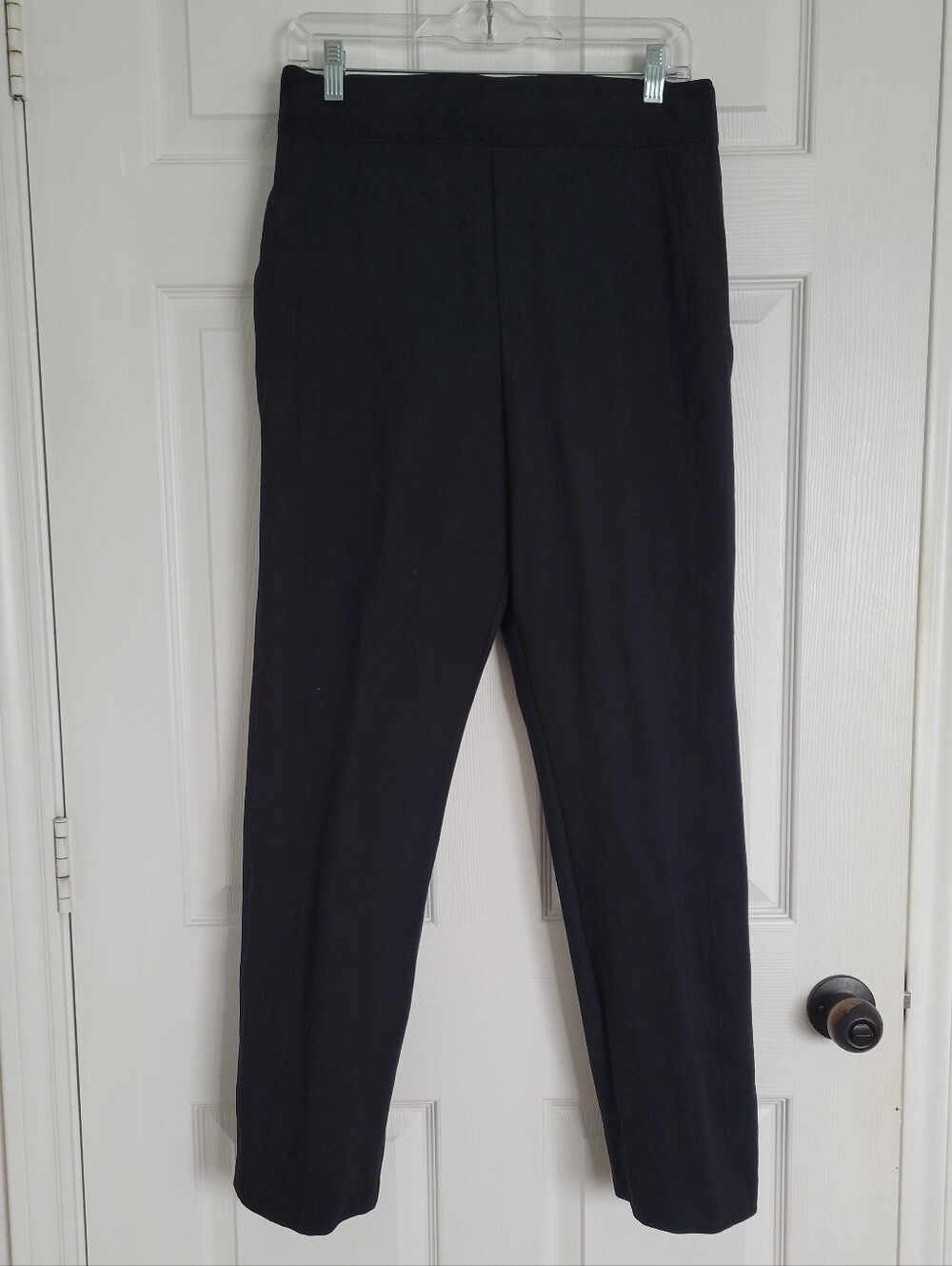 SPANX Perfect Ponte Slim Straight Black Pants